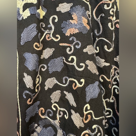 French Connection black multi jacket kimono - Picture 2 of 4